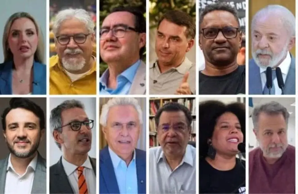 Candidatos a presidente da República em 2026 Fotomontagem divulgação