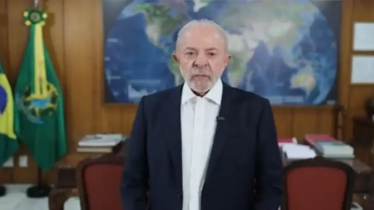 Lula gravou mensagens a respeito da grave crise no Supremo - Foto reprodução YouTube