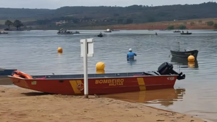 salvamento de embarcação em JataI. Foto: Divulgação/CBMGO