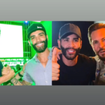 Gustavo Lima com Daniel Vilela e Bruno Peixoto - Reprodução