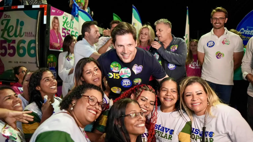 Daniel Vilela em campanha. Foto: Divulgação
