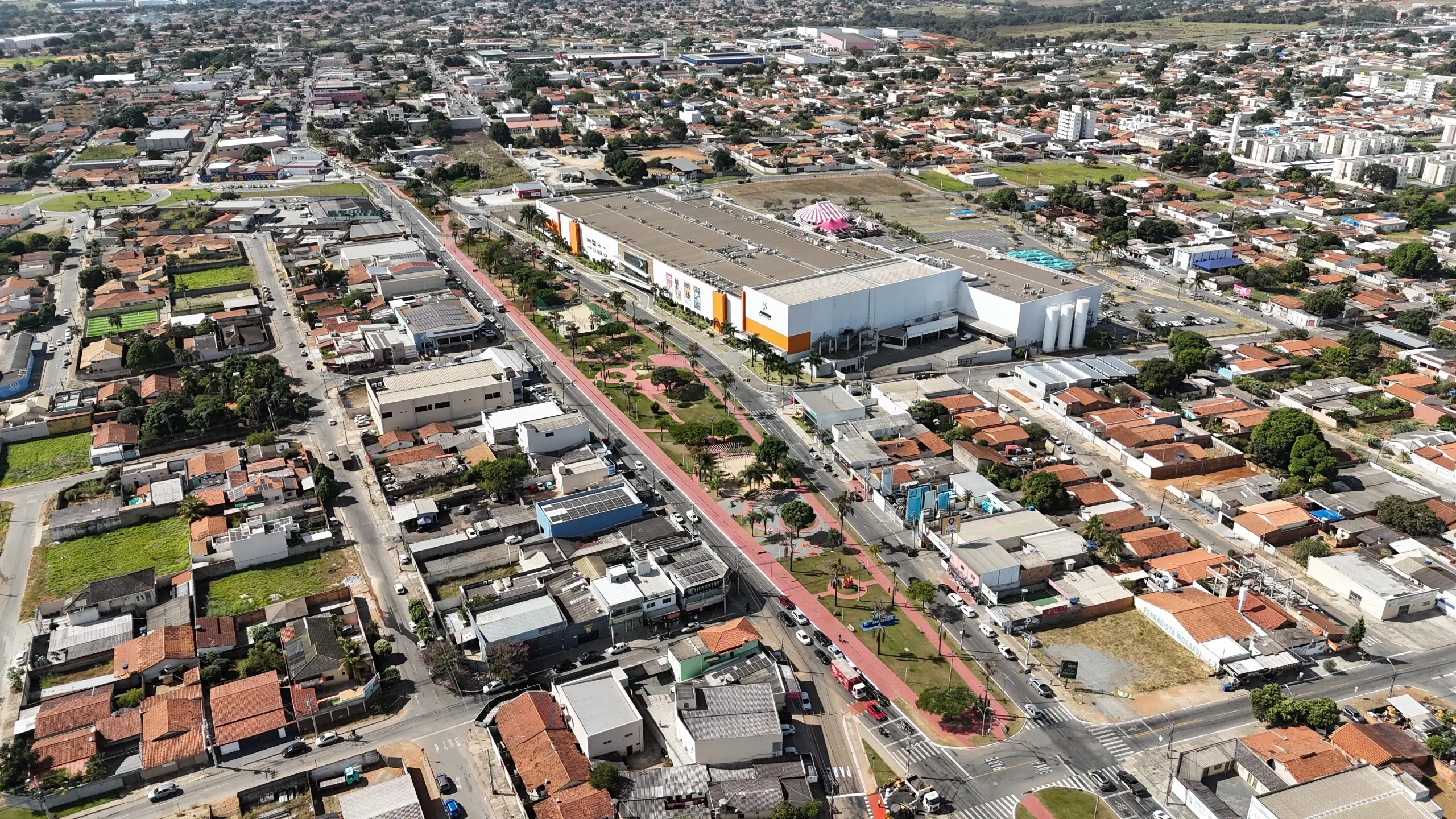 Aparecida de Goiânia, vista aérea. Foto: Secom Aparecida