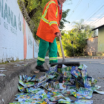 comurg faz limpeza das ruas de goiania. foto: divulgação/comurg