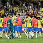 Seleção Brasileira durante amistoso contra a Austrália - Foto: Saeed Khan / AFP
