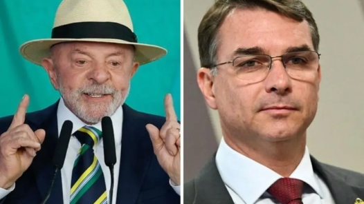 lula e flávio bolsonaro
