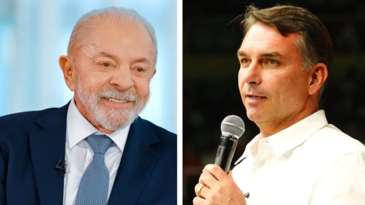 flávio bolsonaro e lula